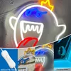Collage of a neon sign, its components, and details. Voir les images du produit