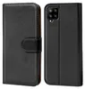 A black flip case for a Samsung Galaxy A42 5G phone is shown from the front and back. Anteprima dell’immagine prodotto