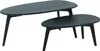 FineBuy Ensemble de 2 tables basses cardioïdes en bois Voir les images du produit 6