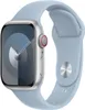 Silikon Sport Armband Hellblau kompatibel mit Apple Watch Produktbild-Vorschau 1