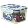 A clear, well-lit studio shot of a Lock&Lock food storage container filled with colorful jelly beans, presented on a white background. Voir les images du produit