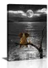 Visario Leinwandbild Elefant am Meer 80x60 cm – Bild Produktbild-Vorschau 1