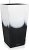 LECHUZA® Pflanzsäule CUBICO Color 30 Cambio Black & White Produktbild-Vorschau 4