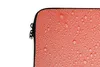 MuchoWow® Laptop Hülle 15 Zoll Kondenswasser auf lachsrosa Produktbild-Vorschau 3