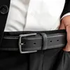 %100 Echt Leder Gürtel Herren, Klassischer Herrengürtel für Produktbild-Vorschau 3