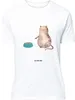 Mr. & Mrs. Panda Größe L T-Shirt Katze Fressen - Weiß - Produktbild-Vorschau 1