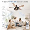 Ventilateur de plafond Ø 112 cm avec éclairage et Voir les images du produit 2