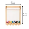 Tableau mural à dessin avec porte-crayon en bois 70 x 53 Voir les images du produit 2