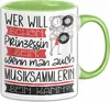 Musiksammlerin Tasse Geschenk Spruch Wer Will Schon Produktbild-Vorschau 1