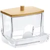 Navaris Wattestäbchen Behälter - Wattestäbchen Spender - Produktbild-Vorschau 7