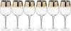 Weinglaser Gold - 6x Stuck - 380ml - Glas - Produktbild-Vorschau 5