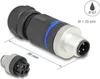 DELOCK M12 Steckverbinder A-kodiert 4 Pin Stecker Produktbild-Vorschau 1