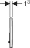 A technical drawing or diagram of a product component with measurement indicators. Produktbild-Vorschau