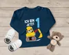Baby Langarm-Shirt erster | zweiter Geburtstag Bär Bagger Produktbild-Vorschau 3