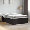 vidaXL Bettgestell Schwarz 120x190 cm Holzwerkstoff Produktbild-Vorschau 2