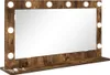 vidaXL Waschtischspiegel Räuchereiche 80 x 45 x 18 cm Produktbild-Vorschau 1