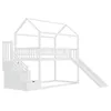 Merax Etagenbett 90x200cm, Kinderbett mit Rutsche, Hochbett Produktbild-Vorschau 10