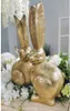 Gilde Figur, králík, "Králík", magnézium, zlatá barva, Náhled obrázku produktu 3