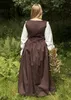 Ärmelloses Mittelalterkleid, Trägerkleid Lene, braun : M Produktbild-Vorschau 7