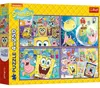 Puzzle TREFL 4x250 pezzi SpongeBob's Crazy World 13342 Anteprima dell’immagine prodotto 1