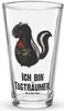 Mr. & Mrs. Panda Bierglas Stinktier Blume - Transparent - Produktbild-Vorschau 1