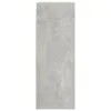 vidaXL Armadio a muro grigio cemento 69,5x32,5x90 cm Anteprima dell’immagine prodotto 6