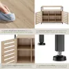 tectake® Sideboard Warrington mit höhenverstellbaren Produktbild-Vorschau 4