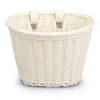 Bílý 21*16*16 cm malý přední košík na kolo PE nastavitelný Náhled obrázku produktu 1