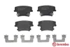 Bremsbelagsatz Scheibenbremse 18 mm BREMBO für u.a. Produktbild-Vorschau 5