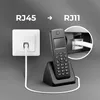 deleyCON 0,5m Telefonkabel RJ11 auf RJ45 Modularkabel Produktbild-Vorschau 6
