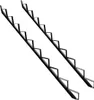 Two black metal stair stringers are shown against a white background. Podgląd zdjęcia produktu