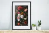 MuchoWow® MuchoWow® Gerahmtes Poster Stilleben mit Blumen Produktbild-Vorschau 4