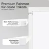 K-Möbel Rám na dres z pravého dreva 70 x 100 cm, biely – Náhľad obrázku produktu 4