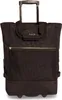 A black wheeled tote bag with a quilted pattern and gold zipper. Náhľad obrázku produktu