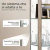 K-Möbel Mobile in vetro in rovere Sonoma (176x37x33cm) con Anteprima dell’immagine prodotto 4