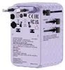Verbatim 30193, Drinnen, AC, 250 V, 10 A, 0,63 m, Violett Produktbild-Vorschau 2