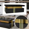 Sweiko Table basse rectangulaire moderne avec plateau Voir les images du produit 9