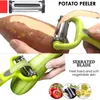 Kartoffelschäler für die Küche, Gemüseschäler 3-in-1, Produktbild-Vorschau 4