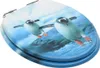 vidaXL Sedile per WC con coperchio a chiusura morbida Anteprima dell’immagine prodotto 11