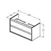 IDEAL STANDARD EF659EQ Obere Schubladenfront Connect Air, Produktbild-Vorschau 2