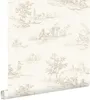 ESTAhome Tapete Toile de Jouy Crême-Weiß 50 x 900 cm Produktbild-Vorschau 1