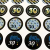 Oblique Unique 30. Geburtstag Sticker Jubiläum Deko Produktbild-Vorschau 4