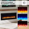 Camino elettrico BALDERIA Fiamma 60 - Camino da incasso - Anteprima dell’immagine prodotto 4