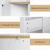 Credenza HOMCOM con cassetto, 2 ante e 2 ripiani aperti Anteprima dell’immagine prodotto 6