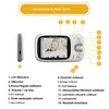 Babyphone mit Kamera Baby Monitor 3.2 Zoll Bildschirm Produktbild-Vorschau 2