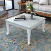 vidaXL Couchtisch 80x80x42 cm Hochglanz-Weiß Produktbild-Vorschau 1