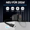 2026 NEW 65W GaN 3 in 1 USB C Ladegerät mit Einziehbarem Produktbild-Vorschau 2