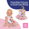 BABY born Einhornkleid mit Tutu mit bunten Konfetti-Punkten Produktbild-Vorschau 5