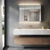 SONNI Armadio a specchio a tre ante 90x65x13cm con Anteprima dell’immagine prodotto 3