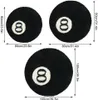 Simulation Billard 8-Ball-Teppich, rund, Tufting, weiche Produktbild-Vorschau 3